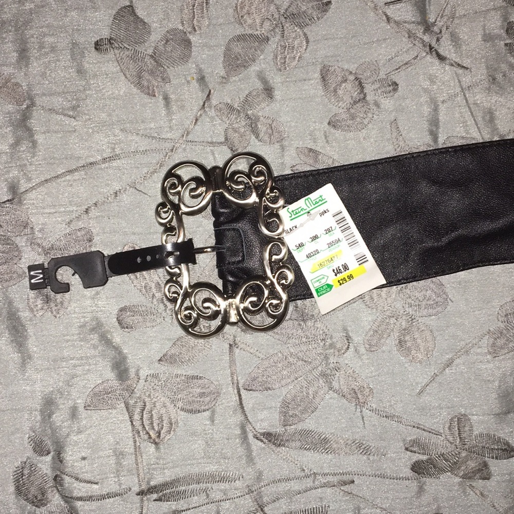 Stein Mary Black Fabric Belt